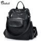 2022 New Women Pu Hot S Backpacks For Women Vintage School For College Girl Travel Bag Simple Style Mochila Santoro Escolar