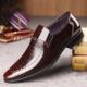 Men Classic Leather Shoes Business Pointed Toe Platform Loafers Work Men Dress Shoes New In Big Size Zapatos De Vestir Hombre